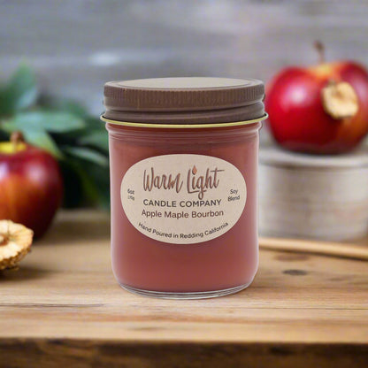 Apple Maple Bourbon-Jar Candle