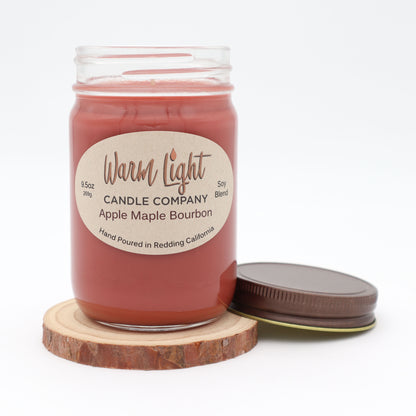 Apple Maple Bourbon-Jar Candle