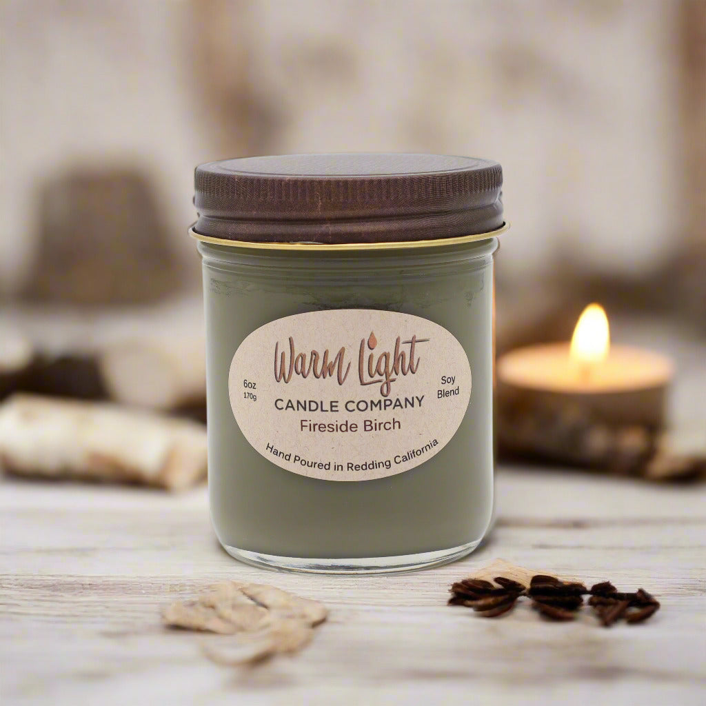 Fireside Birch-Jar Candle