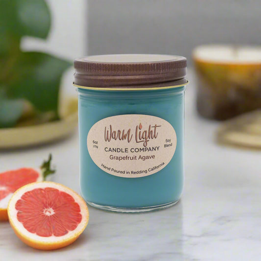 Grapefruit Agave-Jar Candle