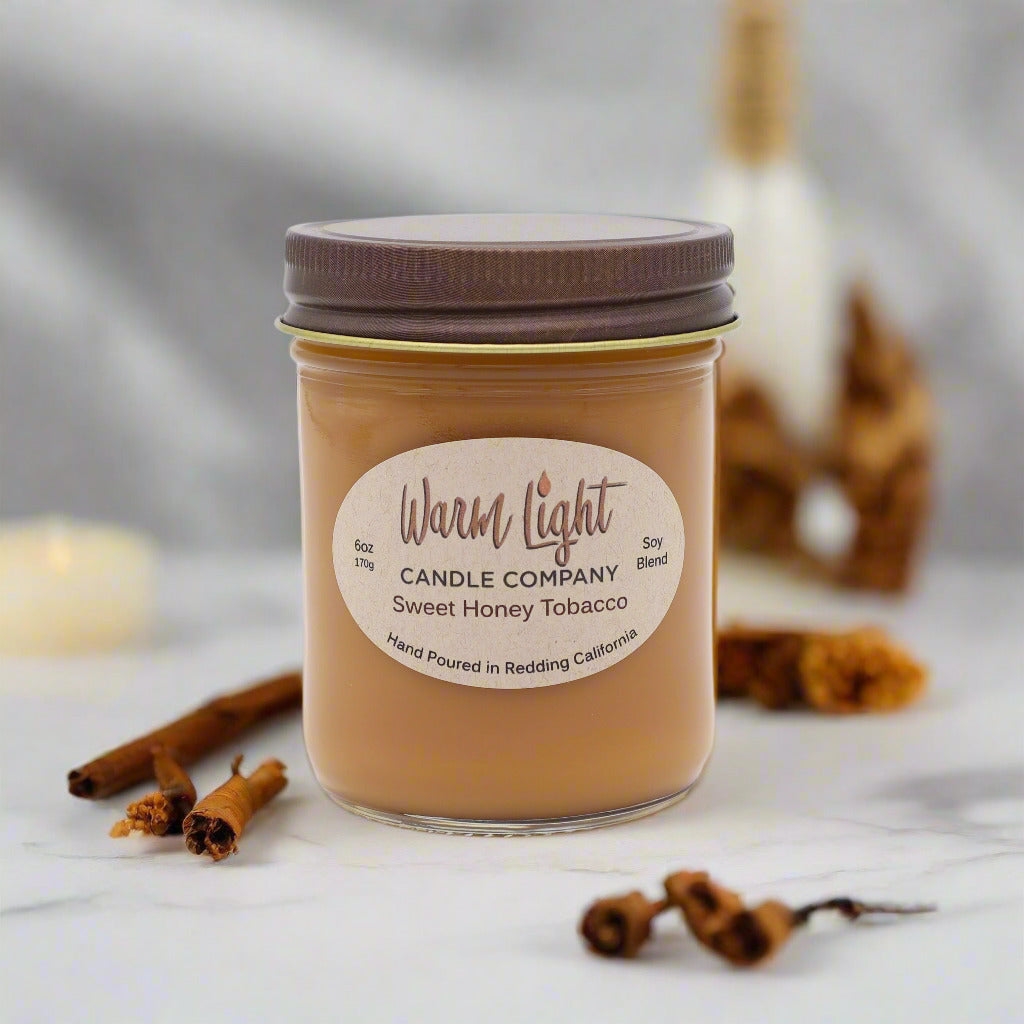 Sweet Honey Tobacco-Jar Candle